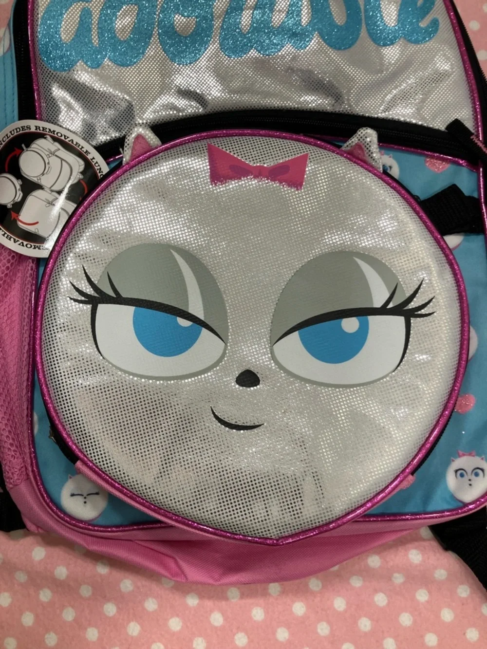 THE SECRET LIFE OF PETS 2 backpack, and lunch bag